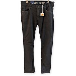NEW American Fighter Legend Slim Straight Black Jeans 32/34